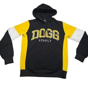 Dogg Supply Snoop Dogg Hoodie Men's X-Small Black Yellow White